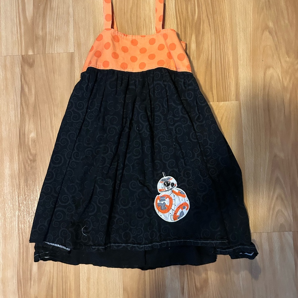 Homemade BB8 Star Wars Dress